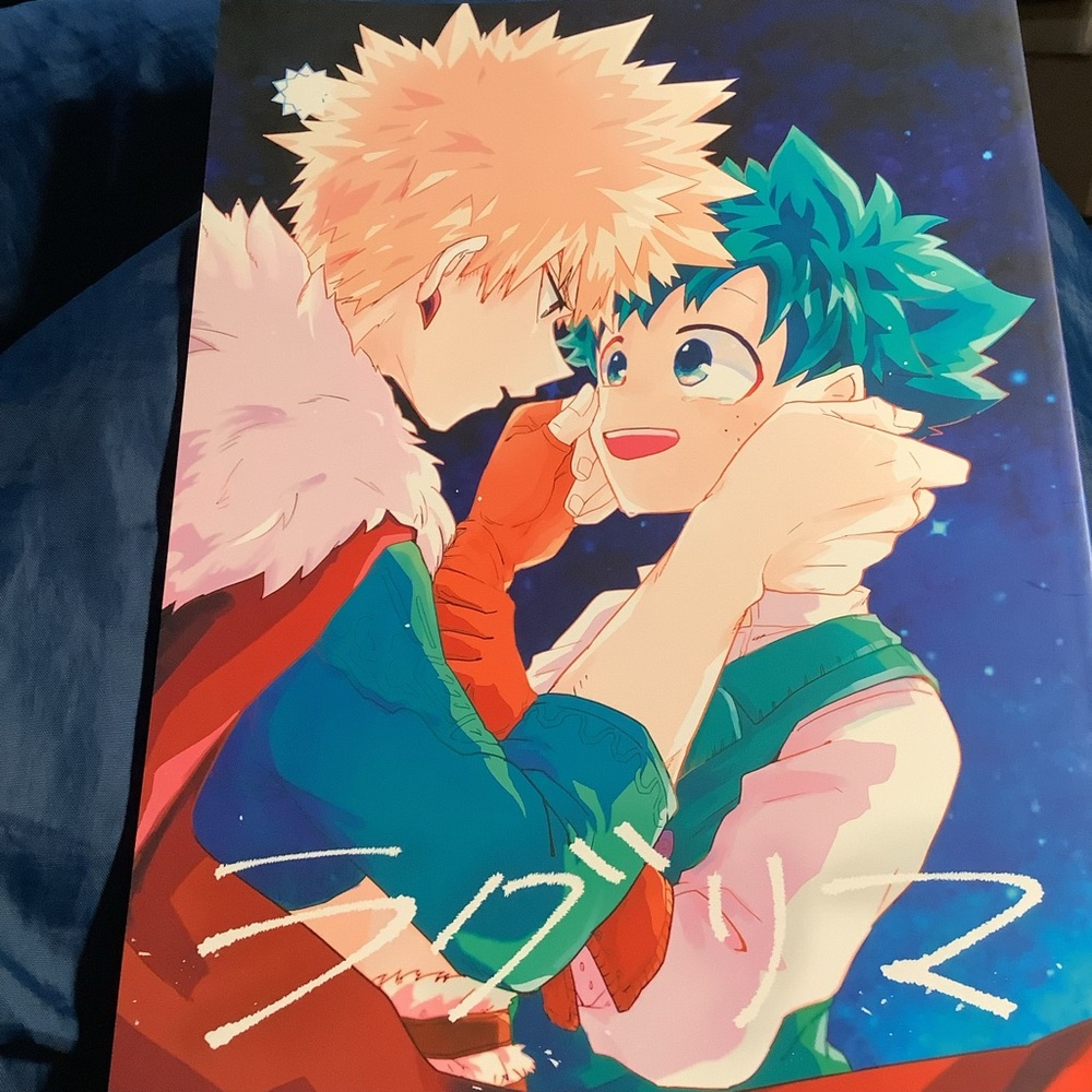 Bakugou x Deku Izuku Midoriya Yaoi manga Doujinshi Ragrima by Mipple Nao
